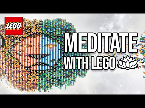 Bricktation: Meditative Soundscape Double Sided Lion LEGO Mosaic #meditation #lego