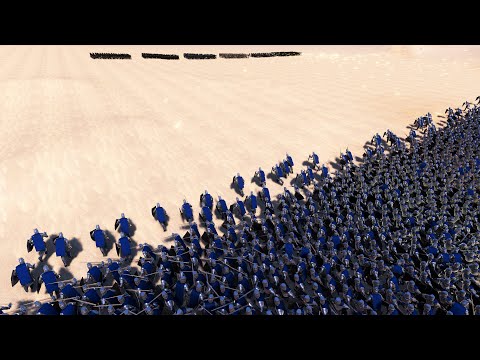 25,000 Knights Vs Rangers Ultimate Epic Battle Simulator UEBS