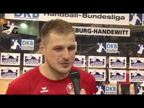 Interviews nach dem Sieg über Lemgo