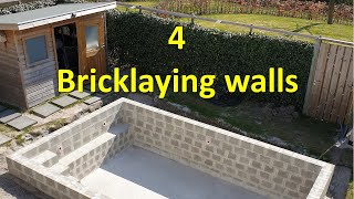 4 | Bricklaying walls | Build a pool yourself | English version