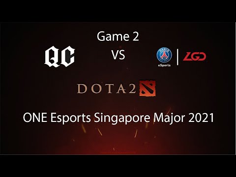 QUINCY CREW v PSG.LGD - FASTEST GG GAME 2 (GROUP STAGE) ONE Esports SINGAPORE MAJOR 2021