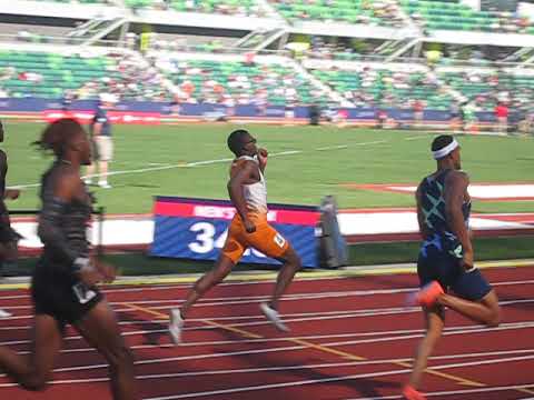 Michael Norman LOSES 400m at U.S. Olympic T&F Trials (1st Round Heat 3) to Elija Godwin