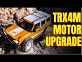 Holmes Hobbies TORQUEMASTER MINI The Best Brushed Motor Upgrade For The TRX4M Run Review