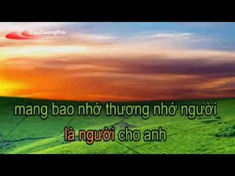Trách Quá Khứ Karaoke   Minh Qui   CaoCuongPro   YouTube