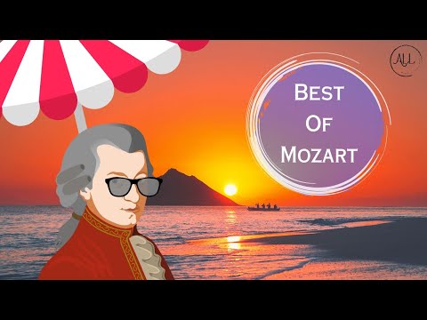 best of mozart with nature scenes and beach waves