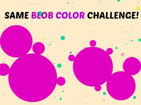 SAME BLOB COLOR CHALLENGE & TROLLING PEOPLE#1//ALL SPLIT TRICKS//AGAR.IO
