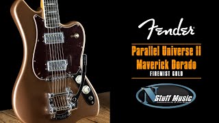 Video thumbnail for Fender Parallel Universe II Maverick Dorado - In-Depth Demo! by N Stuff Music