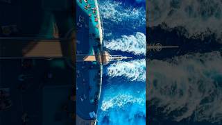 MSC Seashore has a mesmerizing ocean wake view pool. #cruise #cruiseship #ocean