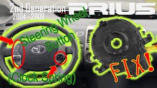 04-09 Prius Steering Wheel Buttons FIXED! (Clock Spring) Second Gen