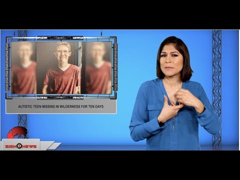Autistic teen missing in wilderness for ten days (ASL - 11.20.19)