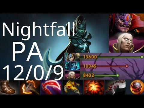 Nightfall epileptick1d Phantom Assassin vs Slark, Invoker, Alchemist - VP vs NAVI g1 DPC dota2