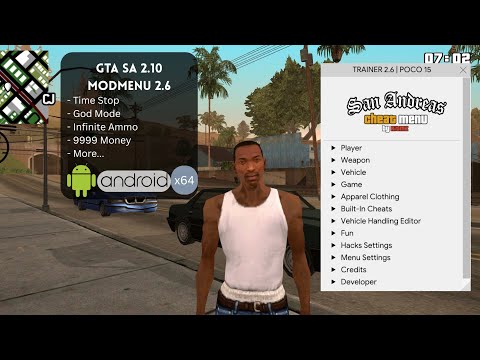 GTA SA 2.10 MODMENU NEW UPDATE 2.6‼️