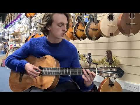 Eire playing the Carvalho 5 Koa Classical Guitar @ Hobgoblin Music Birmingham