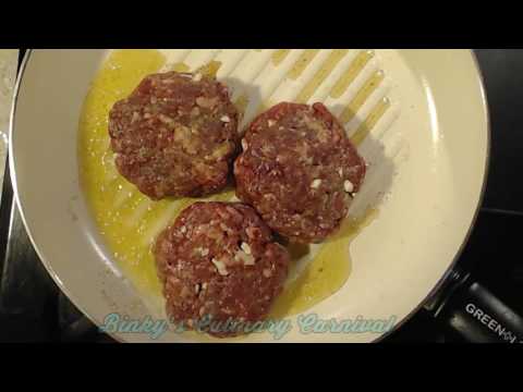 How to make Lamb and Feta Burgers with Lemon, Garlic & Mint Aioli