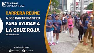 Carrera reúne a 550 participantes para ayudar a la Cruz Roja
