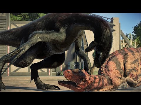 Therizinosaurus BRUTALLY ENDS Medium Carnivores - Jurassic World Evolution 2