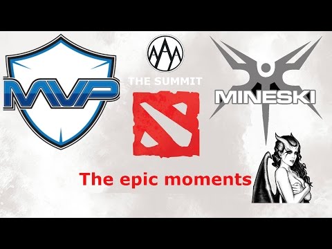 The epic moments MVP Phoenix vs Mineski (The Summit 4) BO3 Match 2 Dota 2