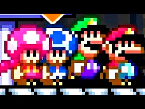 Super Mario Maker 2 Multiplayer Co-OP with Randoms O_o #197