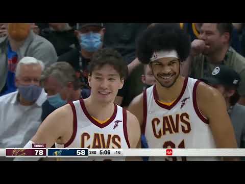 Jarrett Allen says NO with the powerful block!