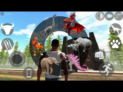 Franklin Playing as Every animals character - indian bikes driving 3d game 