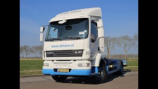 DAF LF 55.180 11.9T AIRCO 3 SEATS container chassis | Image 4 - Autoline