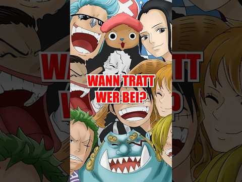 Wann trat welcher Strohhut bei?