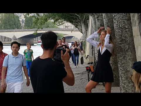 Paris fashion, July 2018.