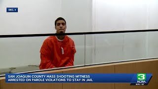 Man jailed for parole violation at scene of Stockton mass shooting