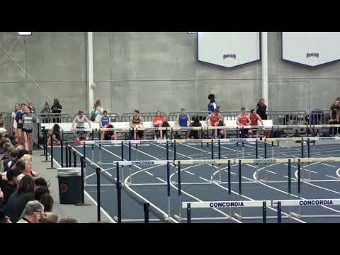 2019 Concordia Classic - Men's 60m Hurdle Prelims - Heat 1