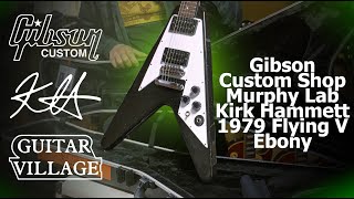 Video thumbnail for GIBSON Just released This UNREAL Kirk Hammett 1979 Flying V!! AND WE'VE GOT ONE!| Guitar Village by Guitar Village