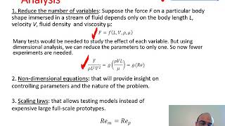Fluid Mechanics Lecture- Dimensional Analysis- Part 1