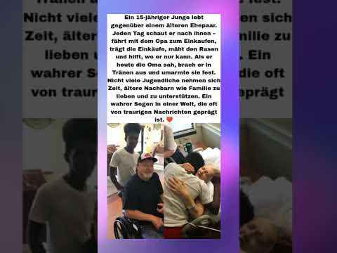 15-Jähriger zeigt, was wahre Nächstenliebe ist ❤️ #wahregeschichte #mitgefühl #herzergreifend