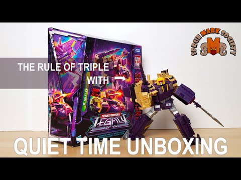 Anal-Retentive ASMR Transformers Legacy Triple Changer Blitzwing Unboxing