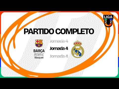 JORNADA 4 | Barca Atletic vs Real Madrid | Partido completo de baloncesto | Liga U 2025-26