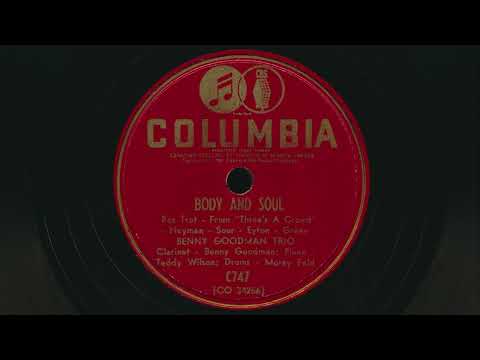 1945 BENNY GOODMAN TRIO Body And Soul JAZZ Instrumental - 78 RPM Record