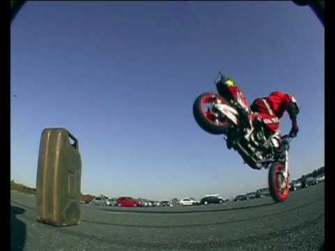 Stunt Bike Power Slides & Stoppies