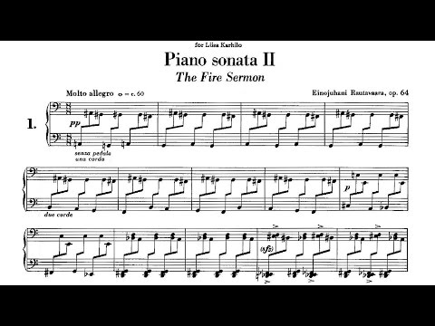Einojuhani Rautavaara - Piano Sonata No. 2 "The Fire Sermon" (1970)