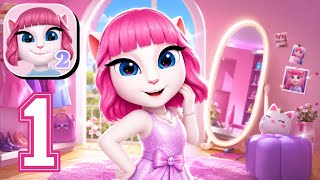 My Talking Angela 2 - Gameplay Walkthrough Part 1 - ALL OUTFITS & MINI GAMES (iOS, Android)