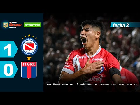 ARGENTINOS 1 - 0 TIGRE I Resumen del partido | #TorneoBetano Apertura 2025