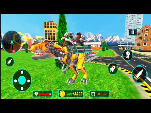 Dino Robot Car Transform Game * Android Gameplay
