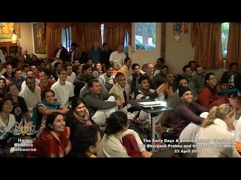 The Early Days & Before Retreat Session 3 - HG Bhurijana Prabhu and HG Jagattarini Mataji