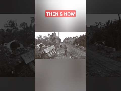The Incredible Then & Now Photos of WWII #thenandnow #history