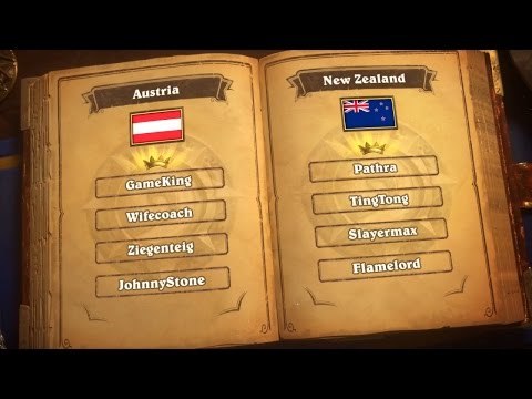 Austria vs. New Zealand - Group C - Match 2 - 2017 Hearthstone Global Games  - Week 2