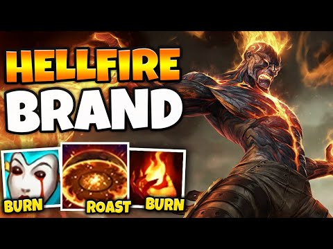 SPREAD DOTS LIKE WILDFIRE WITH HELLFIRE BRAND! MELT HEALTH BARS IN SECONDS - League of Legends