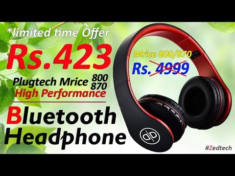 Budget Bluetooth Headphones 2019 | Mrice 800/870 at Low Price in India | Wireless Earphones Video