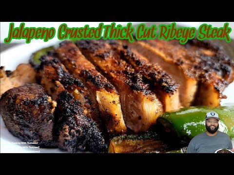 Jalapeno Crusted Thick Cut Ribeye Steak | Keto | Low Carb | Cooking With Thatown2