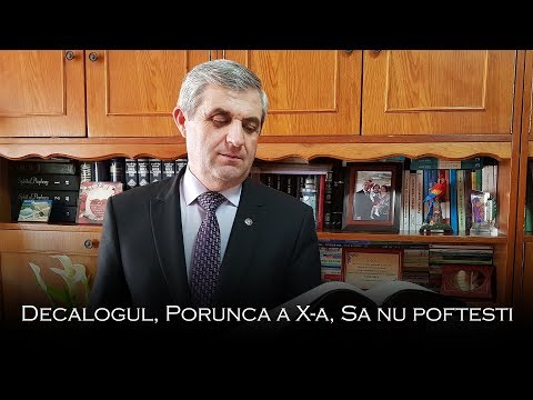 Decalogul, Porunca a X-a, Sa nu poftesti