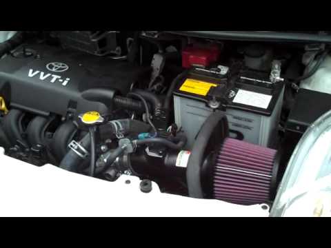 K&N Typhoon for Toyota Yaris - Revving the engine