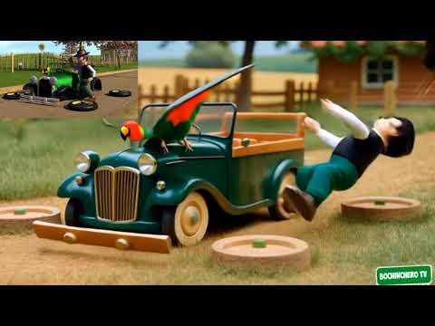 THE Bochinchero Car Going around like thisI go through the city happily to the Zeńon farm.