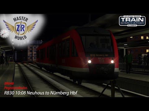 RB30 10:08 Neuhaus to  Nürnberg Hbf - Pegnitztalbahn - BR648 - Train Simulator Classic